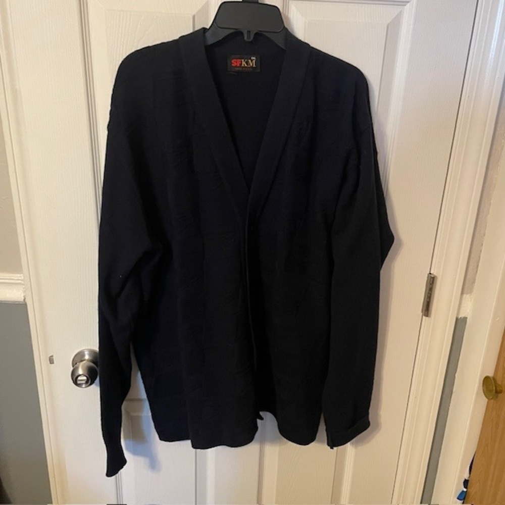 PRICE REDUCED Women's 2XL Navy Blue Eagle Button Down USPS Sweater